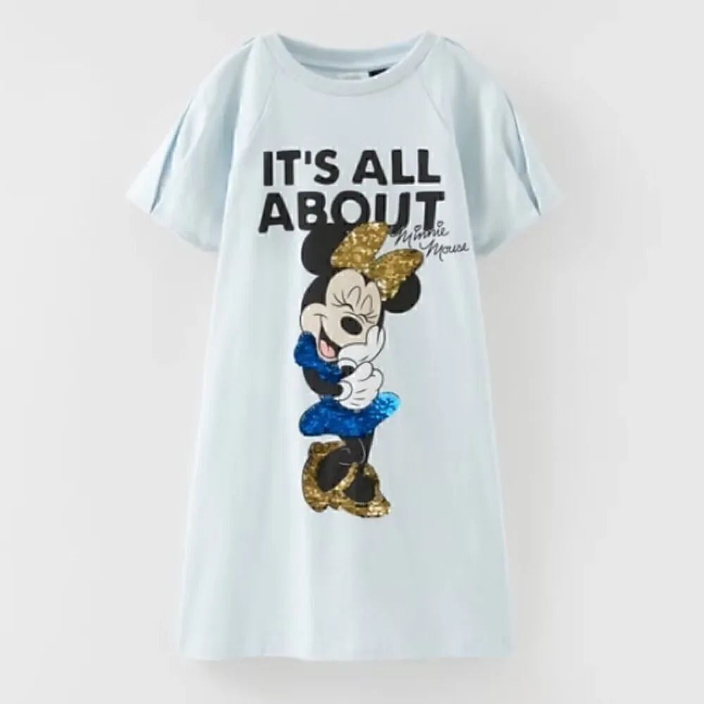 ZARA MINNIE MOUSE SEQUIN DISNEY DRESS